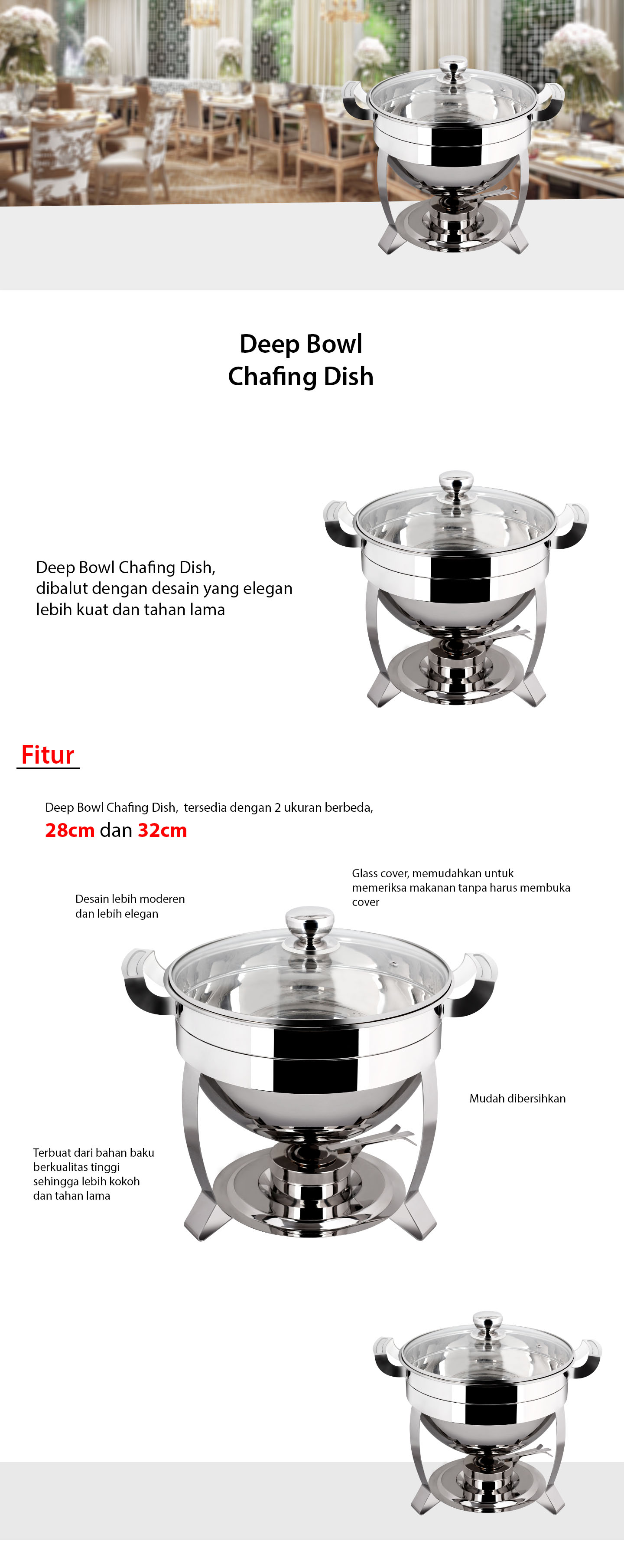 Round Bowl Chafing Dish (SC)